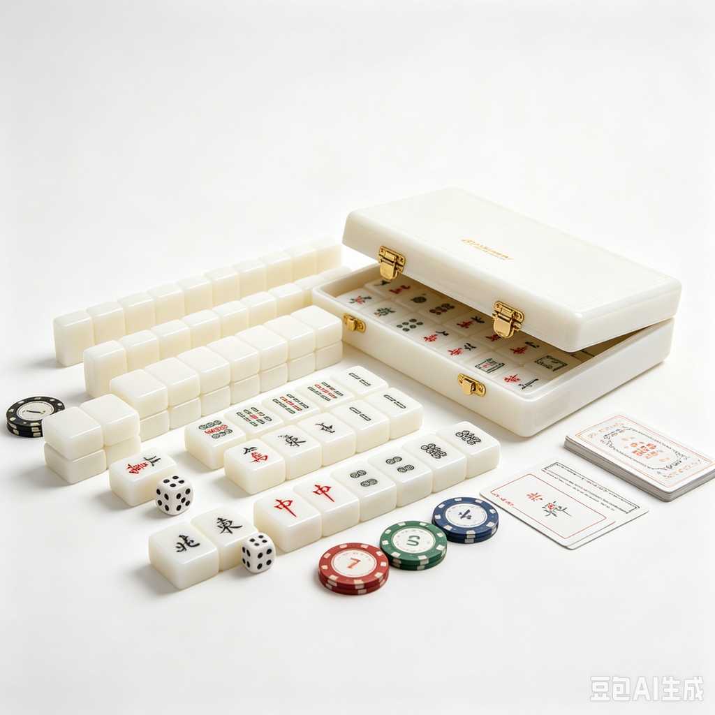 water resistant print mahjong tiles